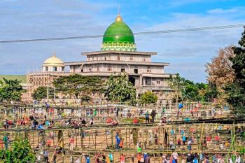 HUT Madrasah NWDI ke-87, ribuan warga bangun "tetaring" seluas 3 hektare hanya 4 jam