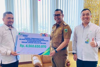 BPJAMSOSTEK sudah salurkan Rp4,5 miliar klaim di Solok