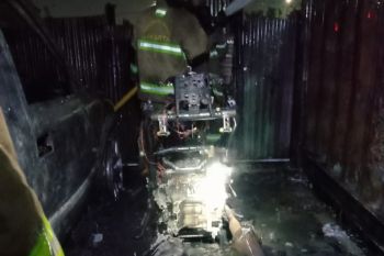 Empat kendaraan bermotor terbakar akibat korsleting listrik
