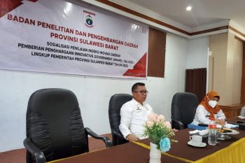 Balitbangda Sulbar upayakan indeks inovasi daerah naik peringkat