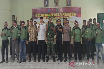 Sejumlah mantan narapidana di Barsel ikuti pelatihan bela negara