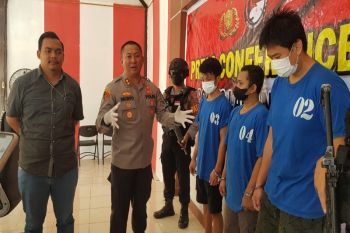Polres Lamandau tangkap tiga tersangka pemilik sabu dua kilogram lebih