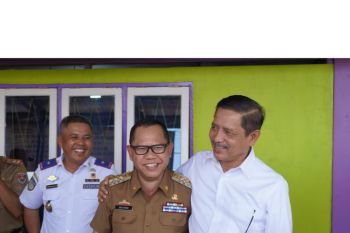 Pj Bupati Mesuji dampingi Dirjen Perhubungan Darat saat tinjau Dermaga Tanah Merah