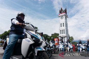 PLN gelar touring motor listrik, Pemkot Bukittinggi dukung penuh era kendaraan listrik