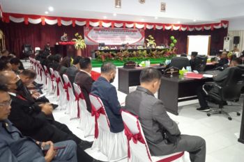 DPRD Sitaro gelar rapat paripurna mendengarkan pidato Presiden RI