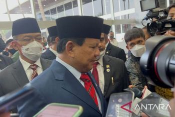 Menhan Prabowo Subianto minta masyarakat percaya pada pemimpin