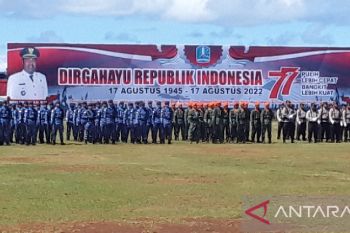 Upacara detik-detik Proklamasi HUT RI di Biak Numfor berlangsung kondusif