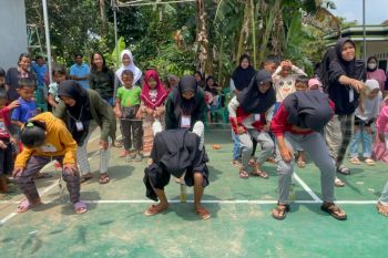 Meriahkan HUT ke-77 RI , warga Desa Simbaringin adakan lomba anak-anak