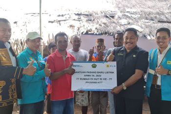 PLN : 77 KK di NTT dapat bantuan listrik gratis di HUT RI