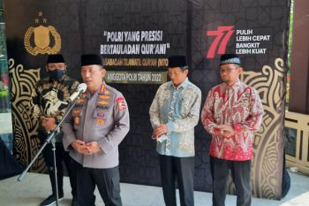 Kapolri Listyo Sigit: Anugerah MTQ Polri lahirkan polisi berakhlakul karimah