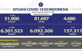 Kasus harian positif COVID-19 bertambah 4.039, terbanyak di DKI Jakarta