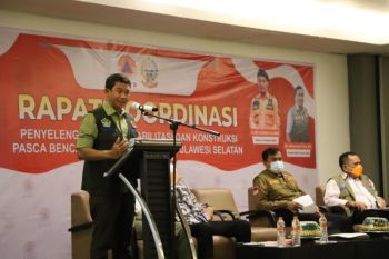 Kepala BNPB memberikan lima arahan terkait percepatan rehab-rekon di Sulsel