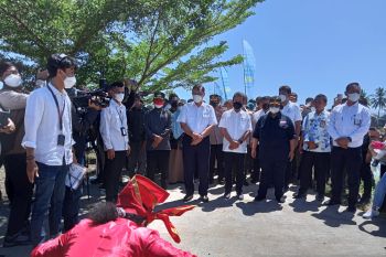 Tiga menteri menanam mangrove di Mangngambang Maros Sulsel