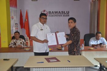 Bawaslu Agam gandeng OPD wujudkan pemilu demokratis