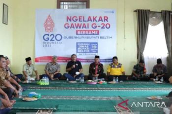 Residents' involvement to ensure G20 DWG success in Bangka Belitung