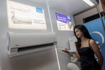 AC Midea terbaru diklaim mampu turunkan suhu ruang dalam 40 detik
