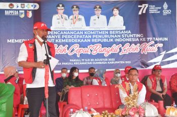 Pemprov Sulteng  bentuk desa percontohan aman dari stunting