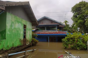 Kota Bengkulu terendam banjir akibat hujan deras