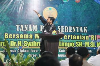 Mentan ajak pemda dan petani Sulawesi Tenggara tingkatkan produksi pertanian