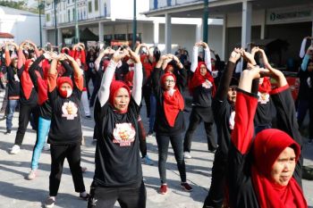 Ribuan Milenial Yogyakarta gaungkan kepemimpinan kreatif Ganjar Pranowo pada Pilpres 2024