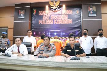 Tiga pelaku perjudian di Karimun terancam 10 tahun penjara