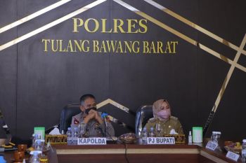 Kapolda Lampung kunjungi Polres Tulang Bawang Barat
