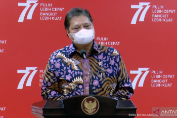 Airlangga: Penurunan COVID-19 terjadi di seluruh Indonesia