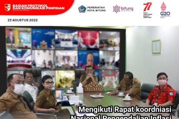 Pemkot Bitung kolaborasi pemerintah pusat kendalikan inflasi