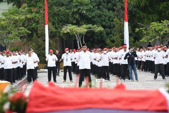 Karyawan Semen Padang Group Ikuti Upacara HUT ke 77 Kemerdekaan RI