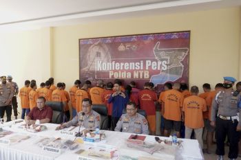 Polda NTB: 37 pria dan empat wanita terjerat kasus perjudian