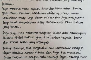 Ferdy Sambo tulis surat minta maaf ke sejawat Polri