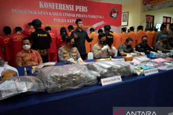 Polda Kepri tangkap 334 pelaku penyalahgunaan narkoba dalam delapan bulan
