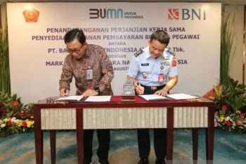 BNI fasilitasi TNI bayar gaji dan tunjangan secara non tunai