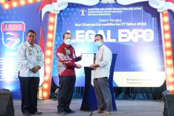 Kakanwil Kemenkumham Sumsel Buka Legal Expo