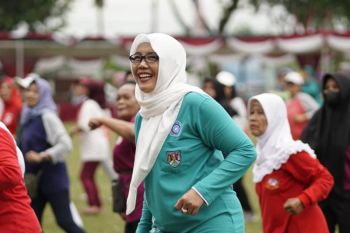 PKK Kota Magelang selenggarakan senam sehat lansia