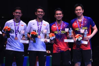 Hendra/Ahsan syukuri perolehan medali perak di Kejuaraan Dunia BWF