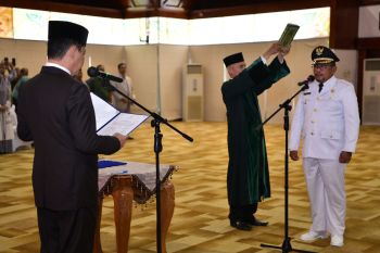 Achmad Marzuki lantik Said Mahdum jadi Pj Wali Kota Langsa, ini amanahnya