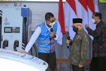 Sambut puncak Presidensi G20, Wapres tinjau kesiapan SPKLU PLN