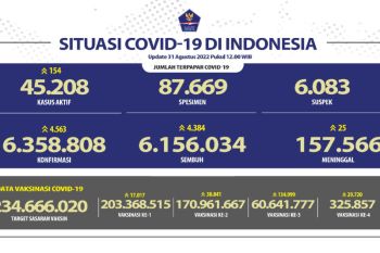 Rabu, sebanyak 4.384 pasien COVID-19 di Indonesia sembuh