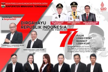 BPKPD Minahasa Tenggara, Dirgahayu RI ke-77: Pulih Lebih Cepat Bangkit Lebih Kuat