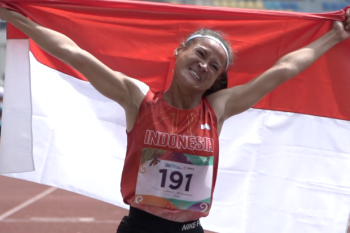 Para atletik tambah tiga emas bagi Indonesia