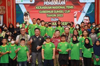 Sumsel gelar kejuaraan tenis terbuka Piala Gubernur
