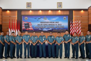 Lantamal VlII  menggelar sosialisasi UNCLOS 1982 dalam aspek operasi
