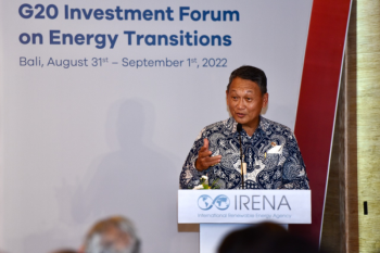 Menteri ESDM ajak kolaborasi antarnegara saat hadiri forum transisi energi