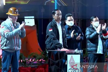 Jokowi apresiasi teknologi '5G Mining' Freeport ditangani SDM lokal