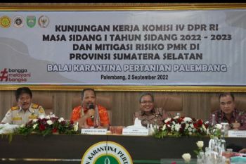 Komisi IV DPR RI apresiasi Sumsel berhasil tangani PMK