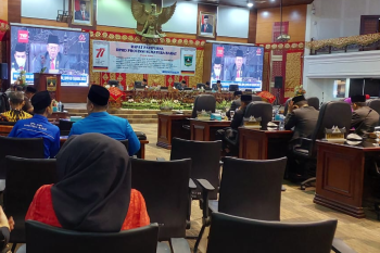 Ketua DPRD Sumbar ajak masyarakat tumbuhkan semangat bangkit Peringati HUT RI ke-77