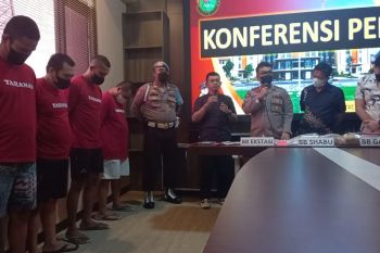 Kurun waktu dua bulan, Polda Lampung tangkap enam  penyalahgunaan narkotika