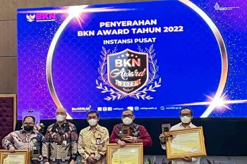Kemenkumham raih dua penghargaan BKN Award 2022