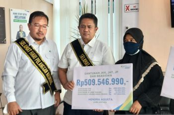 Dewas BPJS Ketenagakerjaan sapa peserta di Padang sambut hari pelanggan